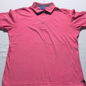 Sahara Pink Polo Shirt Casual Comfort Short Sleeves